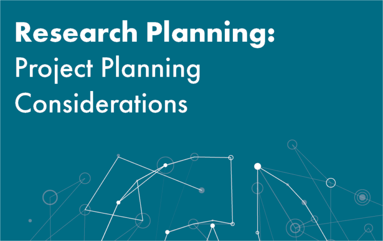 research topics on project planning