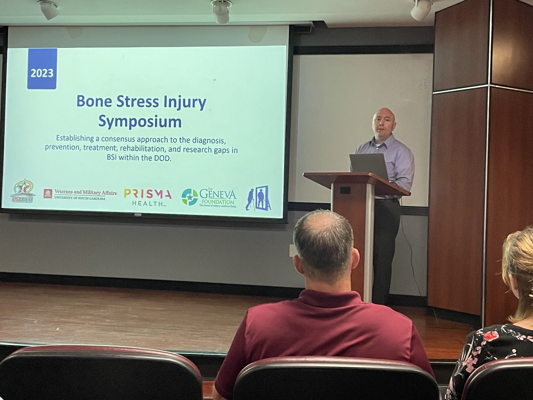 Presentation at inaugural Bone Stress Injury Symposium.